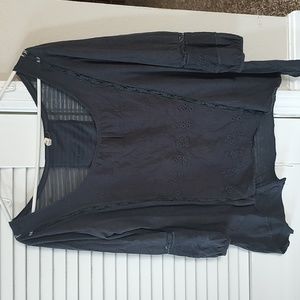 Beautiful Grey fashion blouse